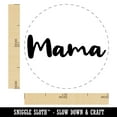 thumbnail image 2 of Mama Cursive Text Mom Mother Self-Inking Rubber Stamp Ink Stamper - Fuchsia Ink - Medium 1 Inch, 2 of 7