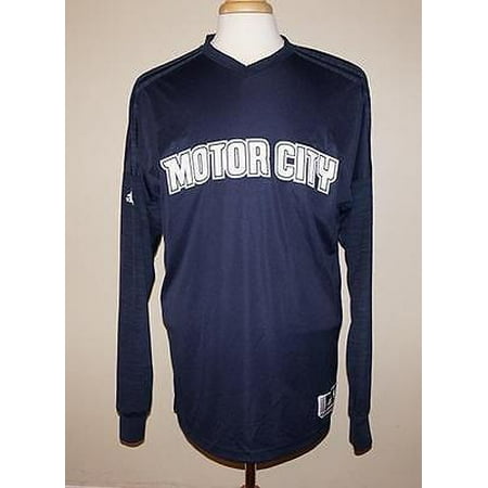 Detroit Pistons Adidas NBA Men's Navy On-Court Authentic Long Sleeve ... Detroit Pistons Adidas NBA Men's Navy On-Court Authentic Long Sleeve Shooting Shirt - M