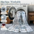thumbnail image 6 of Delara 8'x10' Machine Washable Area Rug, Soft & Durable, Non-Slip, Stain Resistant, Misty Azure, for Bedroom, Living & Dining Room, 6 of 8