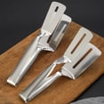 thumbnail image 2 of Pinzas de cocina 304, pinza multiusos de acero inoxidable Premium de 10,6 pulgadas, pinza para pan/abrazaderas para bistec/abrazadera para bistec frito/pinzas para barbacoa, 2 of 5