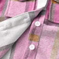 thumbnail image 6 of Baby Boys Girls Long Sleeve Plaid Jacket Toddler Kids Button Down Shirt Fall Coat 3-8T, 6 of 9