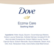 Baby Dove Derma Care Soothing Wash Skin Care with Colloidal Oatmeal for Eczema prone skin, 13 oz