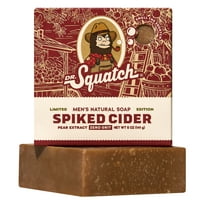 Dr. Squatch Limited Edition Natural Bar Soap for All Skin Types, Spiked Cider, 5 oz