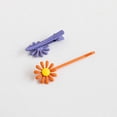 thumbnail image 3 of 10pcs Hair Pins Cute Daisy Hair Clip Hair Costume Accessories (Yellow+Orange+Green+Pink+purple each2), 3 of 5