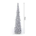 thumbnail image 4 of YAOMOBB Quick Assembly Christmas Tree Glittering Christmas Pencil Tree Stable Base Foldable Realistic Indoor Outdoor Decoration, 4 of 6