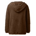 thumbnail image 4 of Vedolay T Shirts Womens Oversized Hoodies Casual Pullover Fall Fashion 2023 Sweatshirts,Coffee XXL, 4 of 5