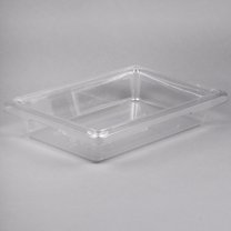 1PACK Cambro 12183CW135 Camwear 18" x 12" x 3 1/2" Clear Polycarbonate Food Storage Box