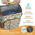 thumbnail image 2 of Travel Cooler Bag - LightColor Cartoon Dinosaurs Jungle Pattern Camping Beer Cooler Backpack with Bottle Opener- Waterproof Insulated Picnic Backpacks - Cooler Bag for Beach, 2 of 6