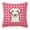 Labrador Retriever - Yellow, variant on Black Labrador Hearts Fabric Decorative Pillow