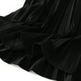 thumbnail image 6 of Satin Skirts for Women Plus Size Hide Belly Pleated Midi Skirt High Waisted Work Casual Dailywear Solid Long Skirt, 6 of 7