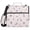 Bows Flower Leaf, variant on 3 Ring Zipper Binder with Shoulder Strap Waterproof Trapper Keeper 2 Inch D-Ring 500 Sheets Capacity Pink Bow and Plaid