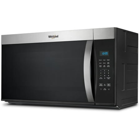Whirlpool - 1.7 Cu. Ft. Over-the-Range Microwave with 1000-Watts Cooking Power - Stainless Steel