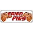 thumbnail image 2 of Fried PIES Signe de Bannière Frit Fruits Cerise Citron Pêche Chaud, 2 of 10