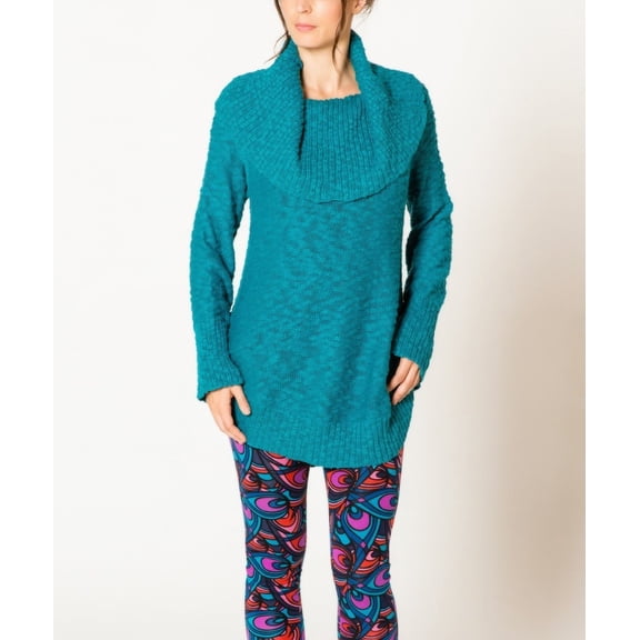 Satva OCEAN DEPTHS Kumari Cowl Sweater, US X-Small