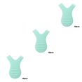 thumbnail image 3 of facefd 1/2/3/5 10pcs/bag Eyelash Brushes Plastic Eyelash Lifting Perm Comb Y Shape Portable Makeup Tools Light Green 3PCS, 3 of 6
