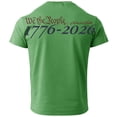 thumbnail image 3 of 250 Year Celebration Patriotic Shirts for Men Fourth Of July Usa Flag Print Short Sleeve Crew Neck Muscle Tops Muscle Relaxed Fit Summer Casual Tees, Green, #01 Green, 3 of 3