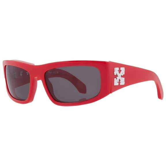 Off-White Joseph Dark Grey Wrap Unisex Sunglasses OERI044 2507 61