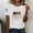 White, variant on JFGHDG Womens T Shirts Years Anniversary Tee Usa Themed 4th Of July Tee Casual Patriotic & July 4th Tee Hawaiian Patriotic Independence Day Shirt Beige L