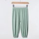 thumbnail image 1 of Pantalones de chándal informales holgados para niños, pantalones transpirables hasta el tobillo de Color sólido para niños y niñas, pantalones antimosquitos de verano, 1 of 5