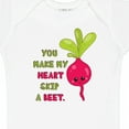 thumbnail image 4 of Inktastic You Make My Heart Skip a Beet Boys or Girls Baby Bodysuit, 4 of 5