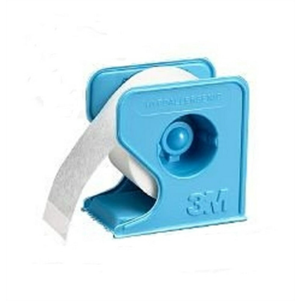 Micropore Surgical Medical Tape w/ Dispenser, Paper, 1 Inch X 10 Yards