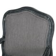 thumbnail image 4 of Noble House Joni Indoor French Fabric Dining Chair, Set of 4, Gray, 4 of 8