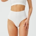 thumbnail image 4 of Tanga de algodón de cintura alta para mujer - Ropa interior de encaje transpirable, sexy/casual, tallas S-XXL, 4 of 5