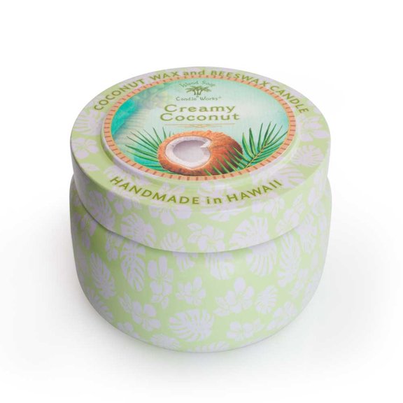 Creamy Coconut Candle Tin With Coconut Wax