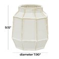 thumbnail image 4 of DecMode 9" Handmade White Ceramic Vase, 4 of 7