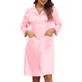 thumbnail image 2 of Camisón Elegante Nikou con escote en V y bolsillo para mujer, 2 of 6