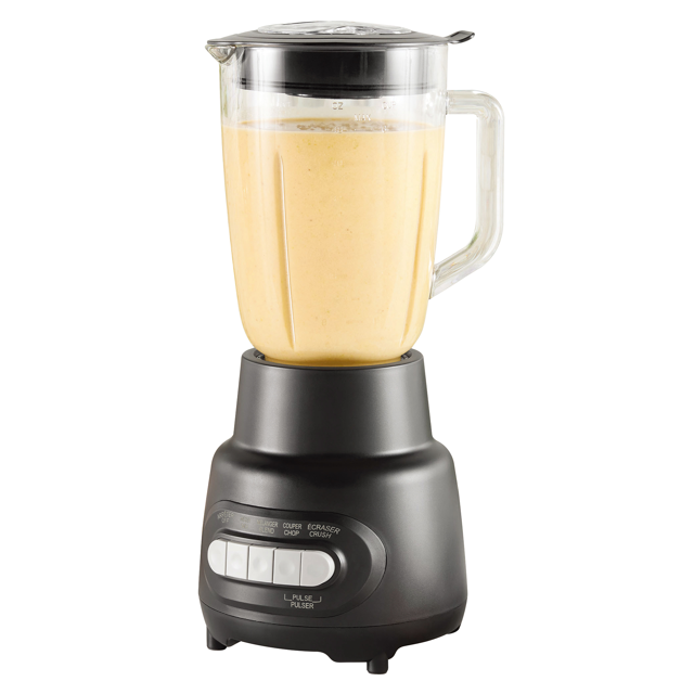 Mainstays 5 Speed Glass Jar Blender With Capacity 48 Oz, Black