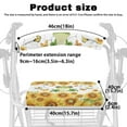 thumbnail image 3 of COEQINE Frog Sunflower Rollator Seat Back Cover Universal Rollator Walker Seat and Backrest Covers Walker Seat Set 2 Pack Covers Walker Seat Covers for Seniors, 3 of 7