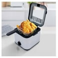 Electric Deep Fryer with Basket 1000W, 2.5L Oil Container, Adjustable