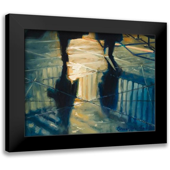 Braithwaite, Bruce 14x11 Black Modern Framed Museum Art Print Titled - Javits Reflections
