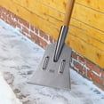 thumbnail image 6 of Snow Removal Shovel Outdoor Metal Ice Breaker – Heavy Duty Portable Winter Snow Shovel Head • Ergonomic Handle • Efficient Snow & Ice Clearing • 13x10.63in Durable Design, 6 of 8