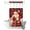 Grey, variant on No Hook Shower Curtain, Merry Christmas Shower Curtains for Bathroom with See Through Top Window, Winter Santa Claus Xmas Snowflakes Waterproof & Washable Bath Curtain Stand Up Stall 36"x72"