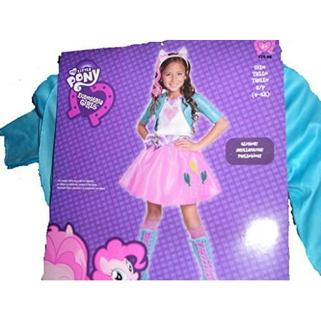 Disguise 80128L Pinkie Pie Equestrian Deluxe Costume, Small (4-6x)