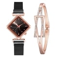 thumbnail image 1 of Montre Femme Mode Décorative : Montre Bracelet Montre-Bracelet avec Bracelet Jonc, 1 of 5