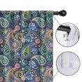 thumbnail image 4 of Blackout Kids Curtains,Blue Pioneer Flower and Paisley Pattern Childrens Insulated Curtains Set Of 2,Bedroom Essentials,Toddler Room Decor 42x54in(106x137cm), 4 of 5
