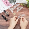 thumbnail image 3 of 12Pcs 2 Colors Plastic Photo Frame Stand Holder Picture Easels Display Stands Mixed Color 8.1x1.2x4.3cm Slot: 1.35cm 6pcs/color, 3 of 5