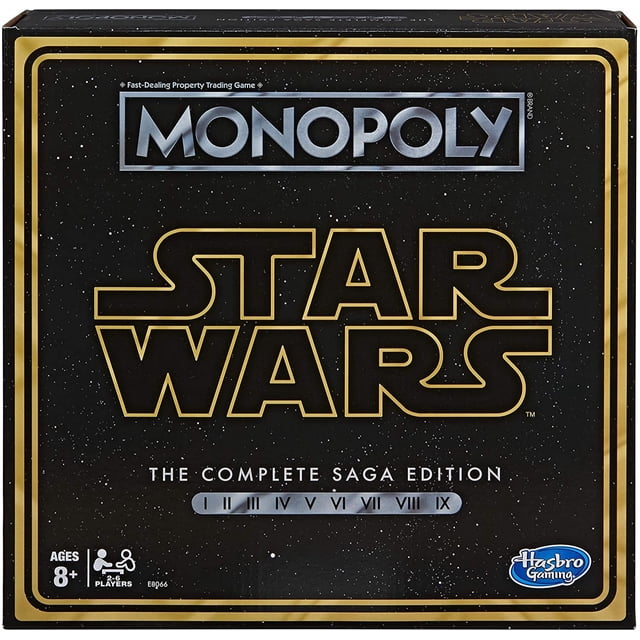 Monopoly: Star Wars Complete Saga Edition Juego de mesa para Monopoly Monopoly