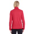 thumbnail image 3 of UltraClub Ladies' Cool & Dry Heathered Performance Quarter-Zip - 8618W, 3 of 4