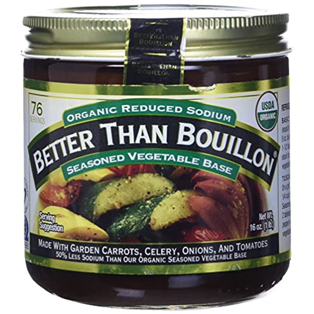 Better Than Bouillon Organic Vegetable Base 16 Oz, Reduced Sodium