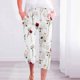 thumbnail image 1 of ICHUANYI Clearance Women's Casual Solid Elastic Waist Loose Long Pants With Pocket Capris(White, XXL) ICHUANYI WER2023081014373, 1 of 5