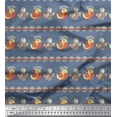 thumbnail image 1 of Soimoi Poly Crepe Fabric Circle & Bird Kids Fabric Prints by Yard 52 Inch Wide, 1 of 3