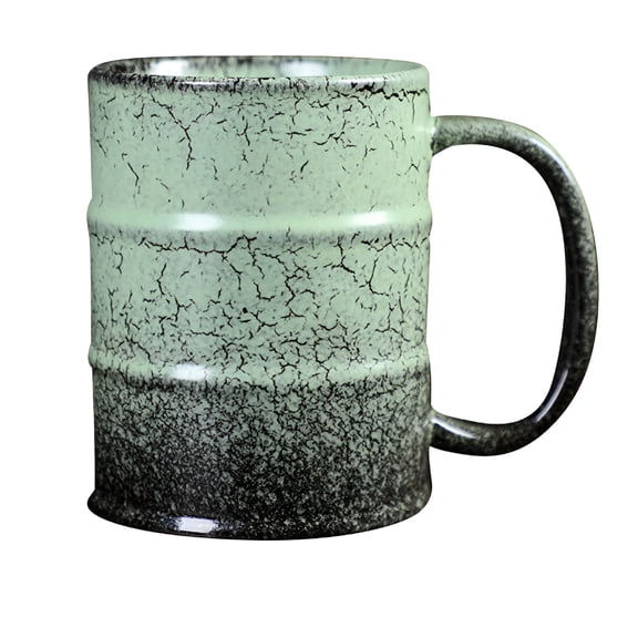 ACDANC Gradual Crack Ceramic Coffee Mug - Large Handmade Pottery Mugs 20oz Espresso Cups Large Tea Cups with Handle for Office and Home Coffee Cups Ceramic