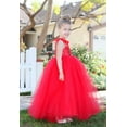 thumbnail image 4 of Ekidsbridal One-Shoulder Sequin Tutu Flower Girl Dress for Wedding Father Daughter Dance Ceremony Gown 182 12, 4 of 7
