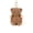 Gray Lazy Bear, variant on Cartoon Bag Charms Cute Plush Keychain for Women Girls, 5" Soft Backpack Key Chain Cute Stuffed Animals Bag Keychain