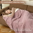 thumbnail image 3 of Garvee Electric Heated Blanket 72"x84" Full Size with 10 Heating Levels, Fast Heating, Soft Sherpa, ETL Certification, Pink, 3 of 8