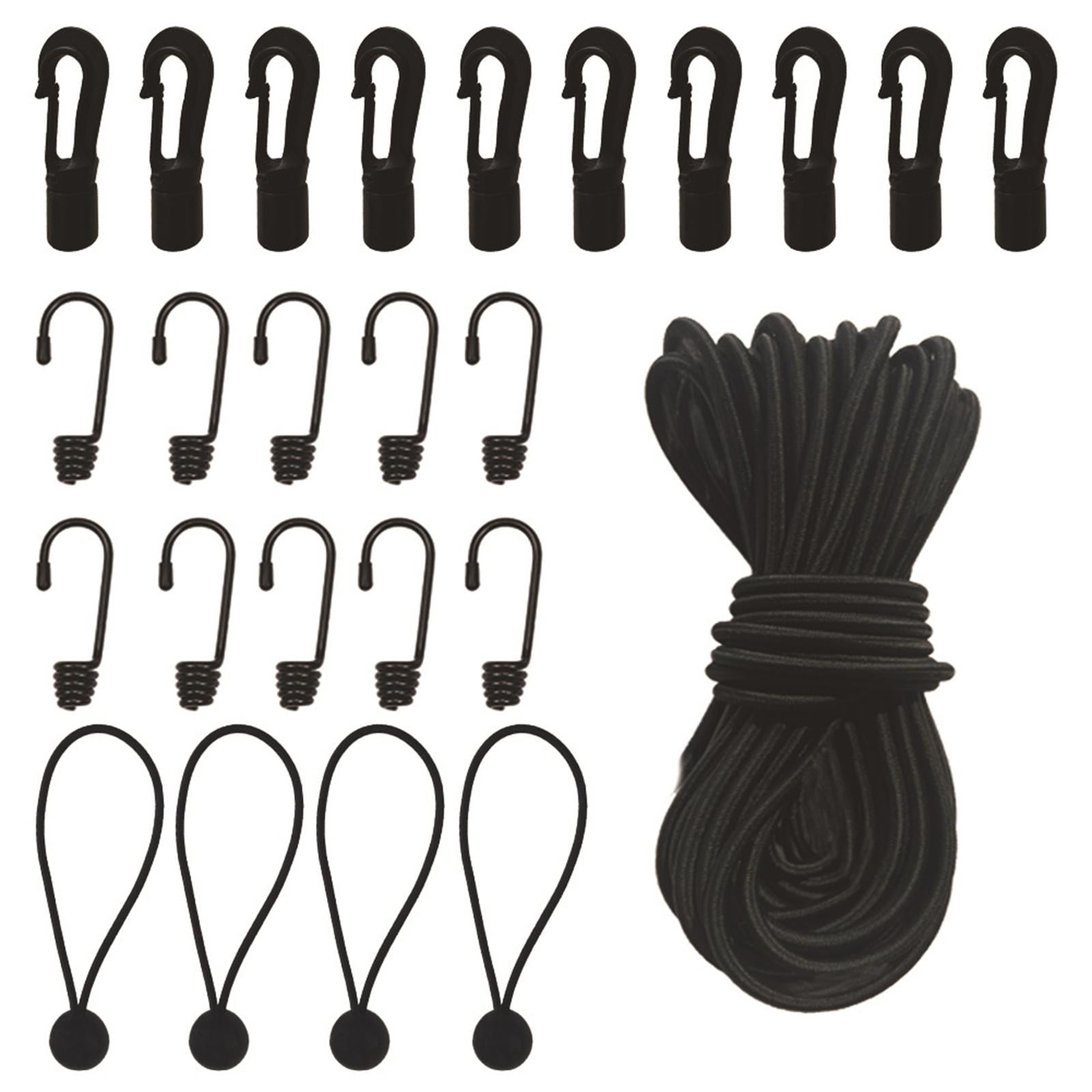 DimyFew Elastic Bungee Shock Cord, Elastic Rope 15.9M Length Luggage Straps Kayak Bungee